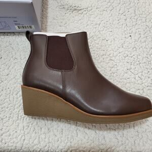 NEW Aerosoles Women's Brandi Ankle Boot Brown SIZE 9 Wide